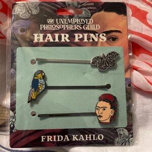 Frida Kahlo Hair Pins Set by The Unemployed Philosophers Guild